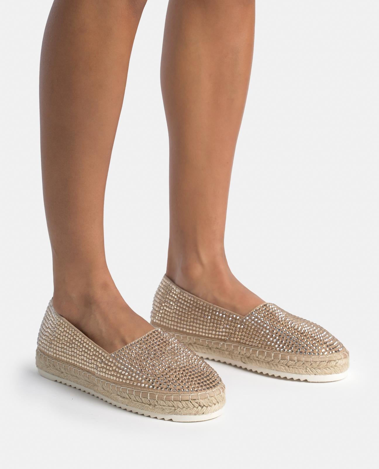alma-en-pena-espadrille-mit-strass-arena-beige image 4