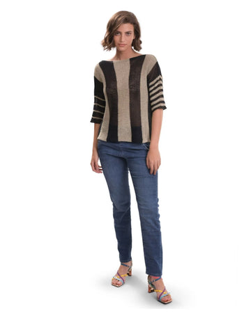 alembika-luxe-reversible-sweater-stone-damen-wendepullover image 3