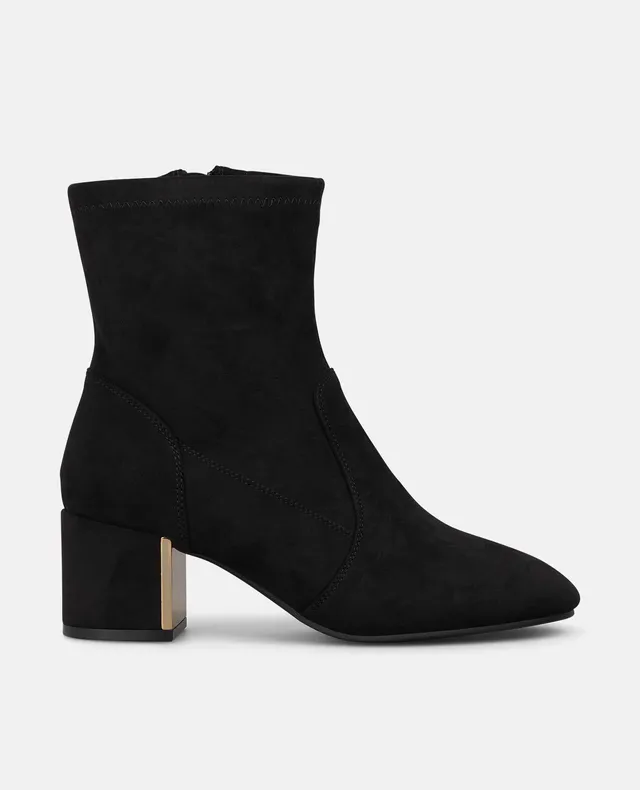 alma-en-pena-stiefeletten-in-wildleder-optik-5-5-cm-block-schwarz image 1