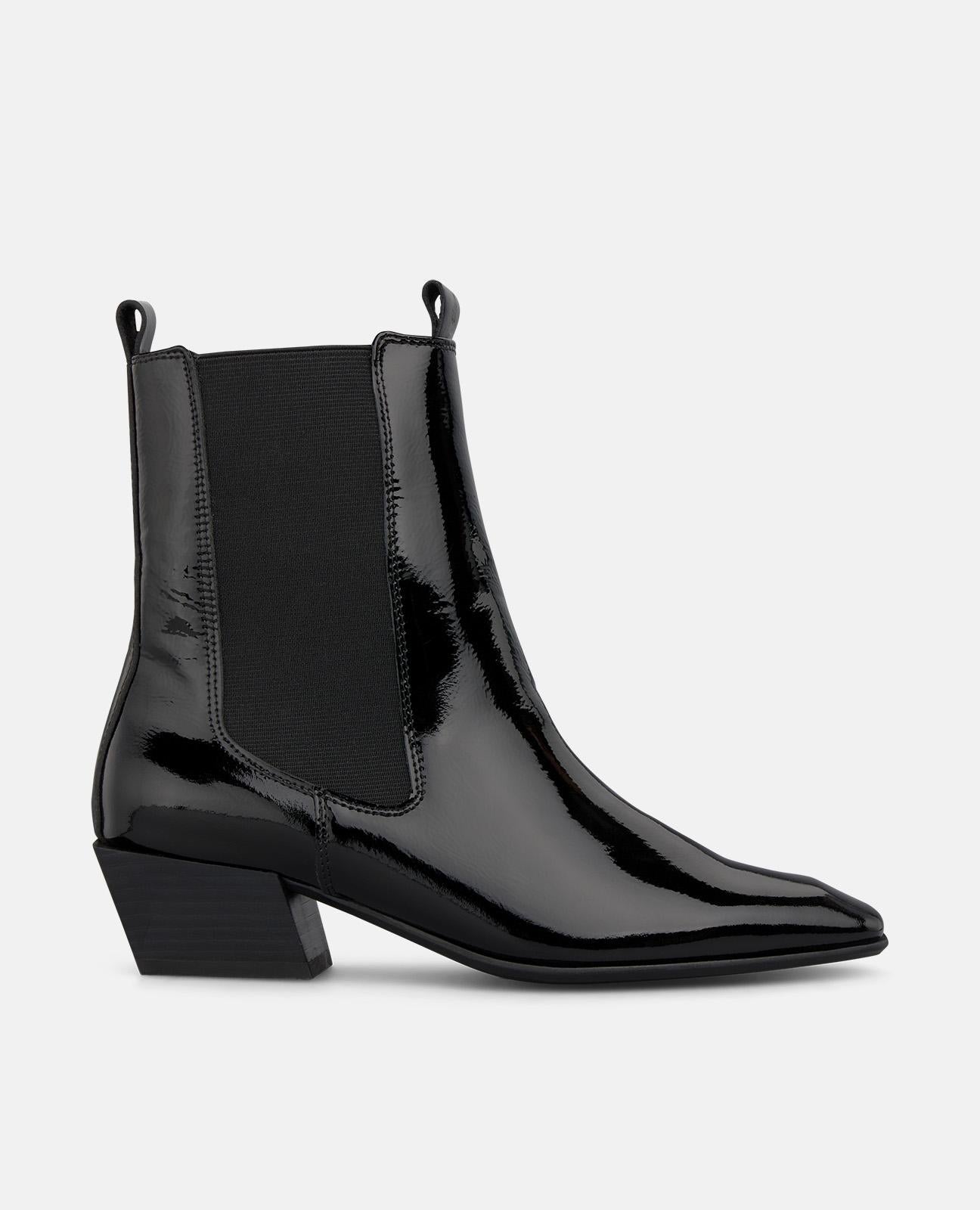 alma-en-pena-alfa-63904-chelsea-lack-stiefelette-4-cm-schwarz image 1