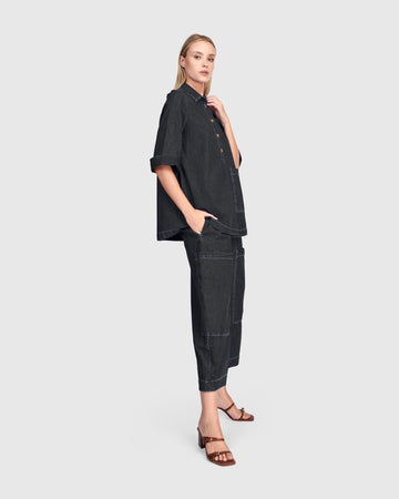 alembika-myles-popover-shirt-jet-denim-bluse image 3