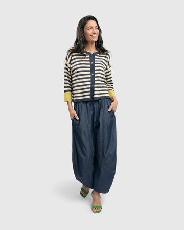 alembika-moana-streifen-cardigan-gold-blau image 4