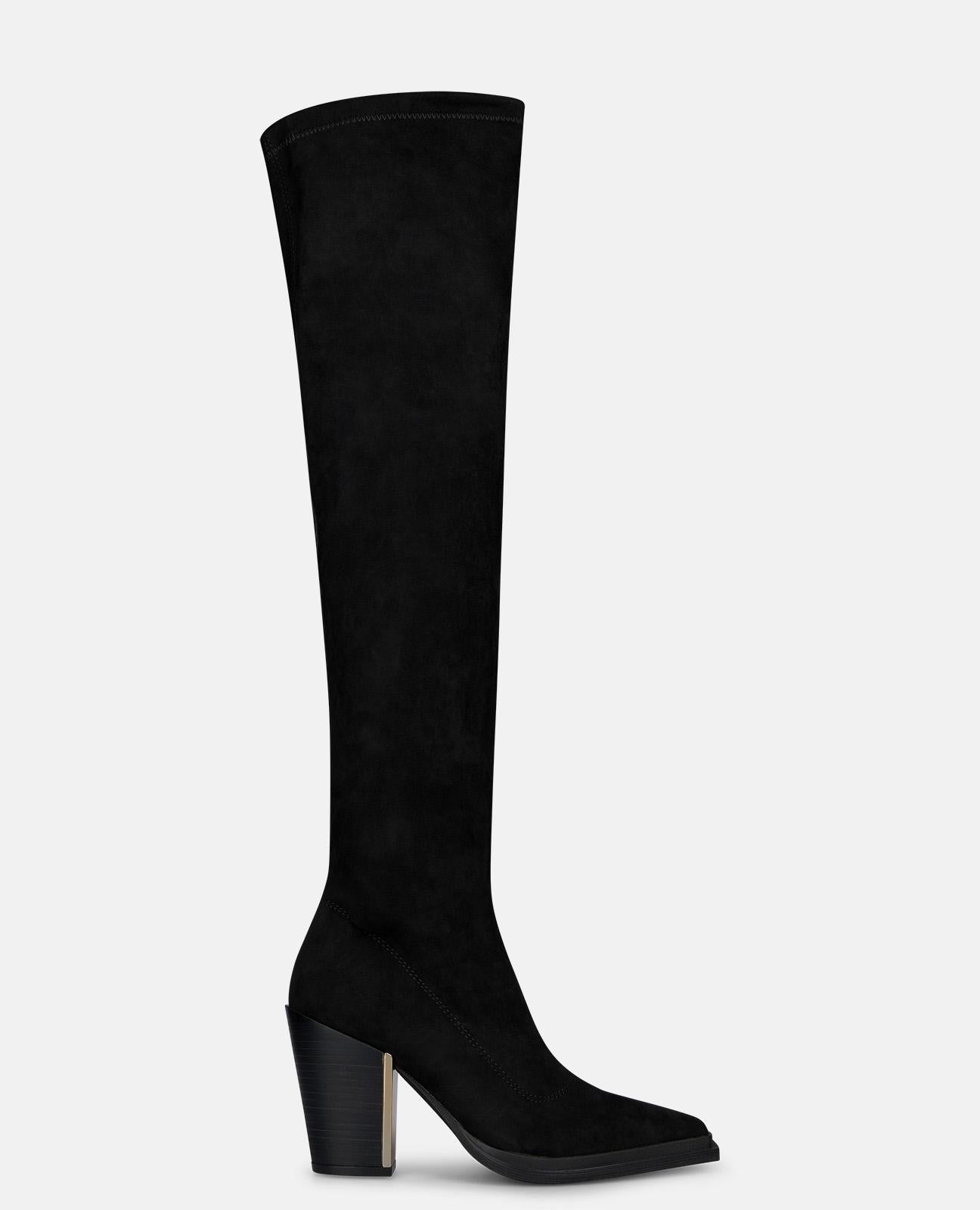 alma-en-pena-fit-heeled-boot-stiefel-mit-absatz-schwarz-8-cm-blockabsatz image 1