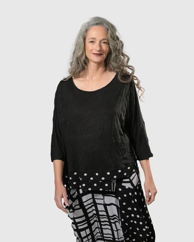 alembika-slay-the-day-crinkle-knit-top-damen-tunika-top image 1