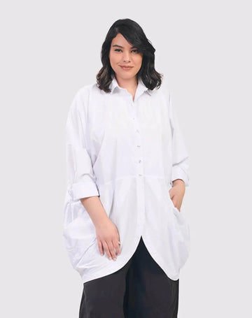 alembika-urban-bigshirt-damen-bluse-wei-oversize-baumwolle image 3