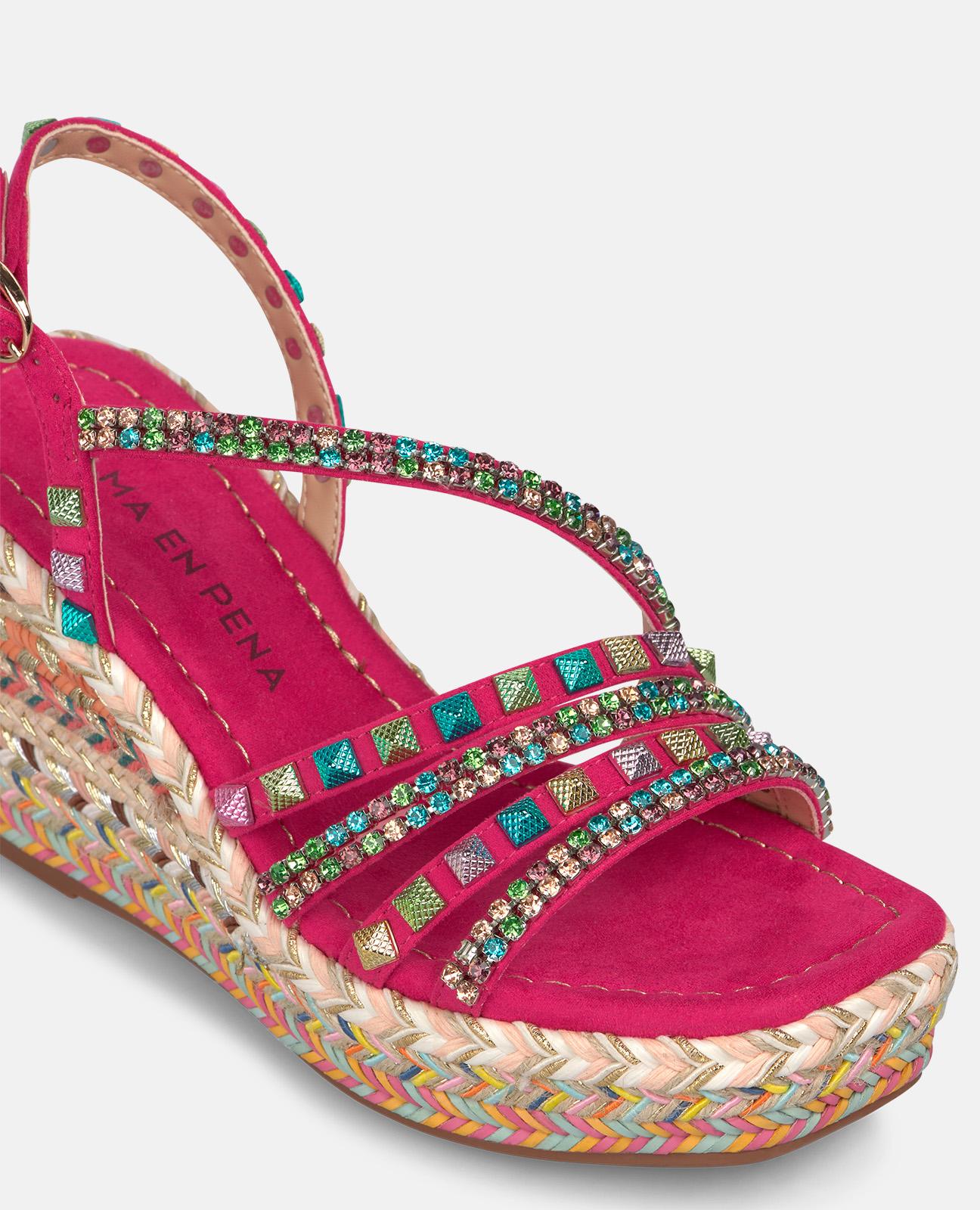 alma-en-pena-esparto-keilsandalette-fuchsia-9-cm image 4