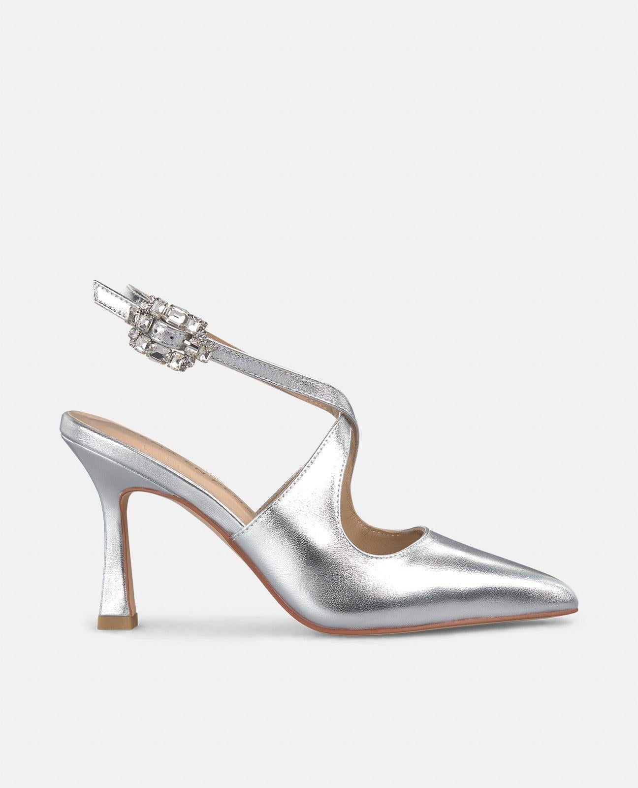 alma-en-pena-alfa-53764-stiletto-pumps-mit-flechtriemen-silber image 1