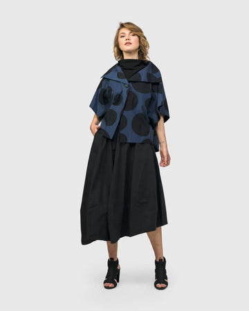 alembika-urban-bossa-cape-jacke-navy-baumwolle image 2