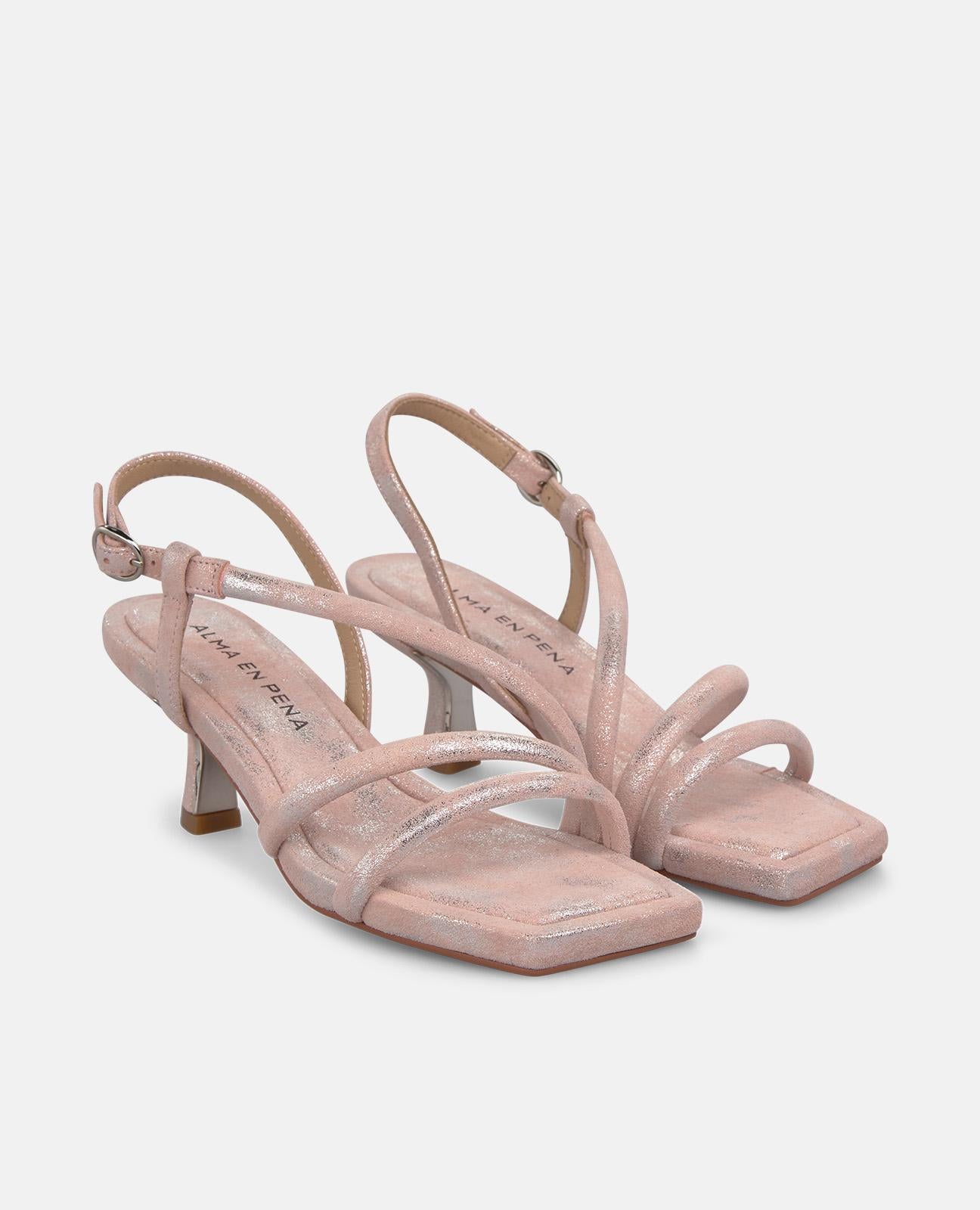 alma-en-pena-cross-strap-sandaletten-mit-5-5-cm-absatz-in-puderrosa image 2