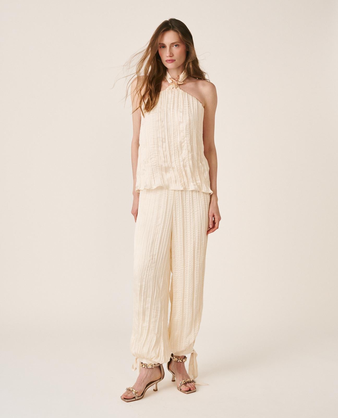alma-en-pena-plissee-hose-satin-harem-kn-chellang-wei image 2