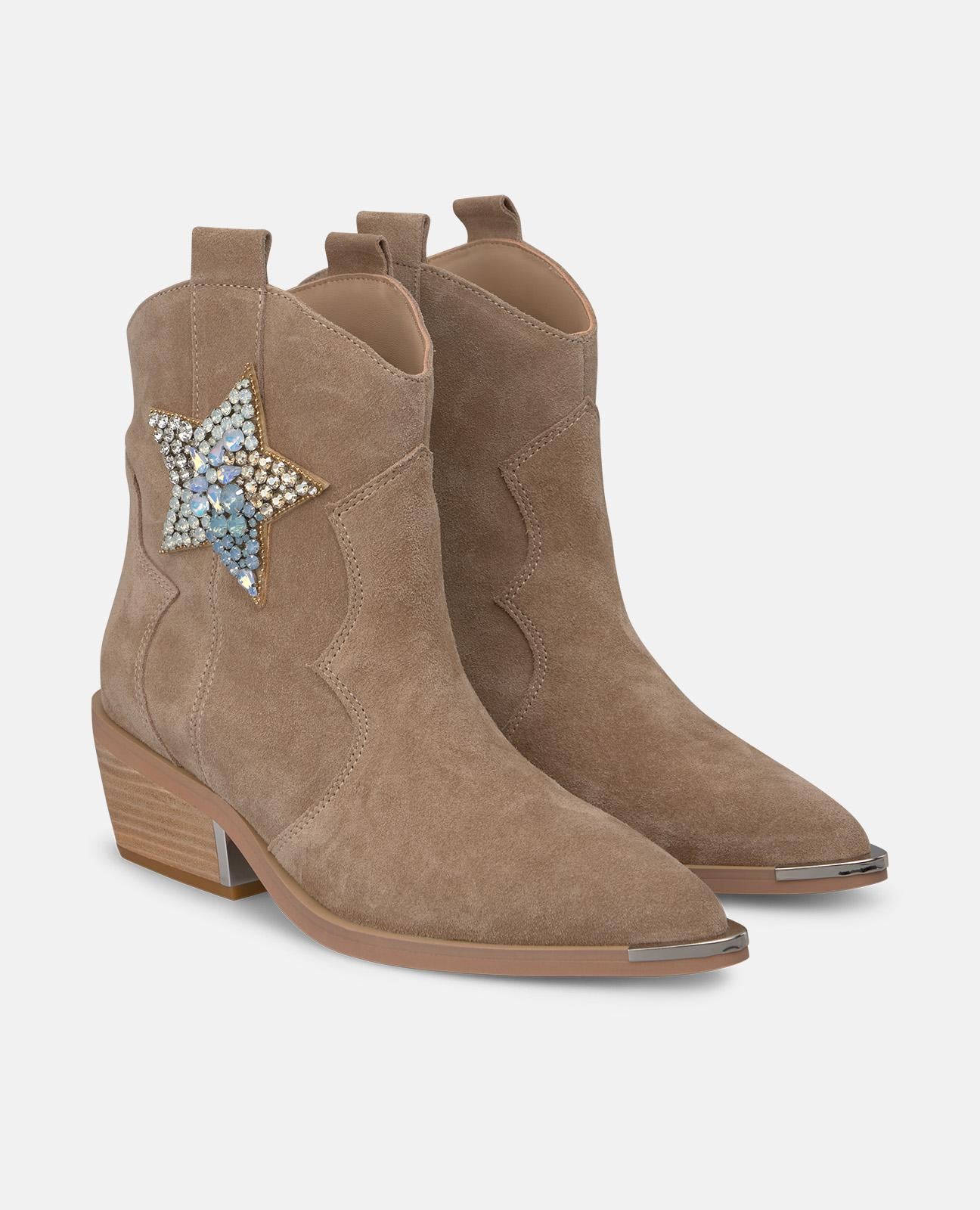 alma-en-pena-flache-stiefeletten-vison-mond-stern-4-5-cm image 3