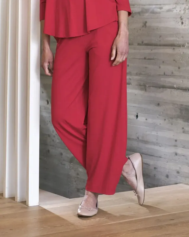 alembika-essential-flow-pants-red-rose-damen-hose-mit-dehnbund image 1