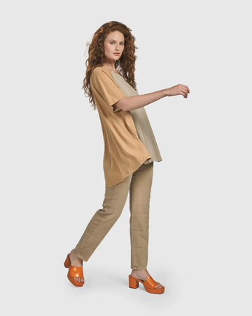 alembika-cotton-iconic-stretch-jeans-sand image 2