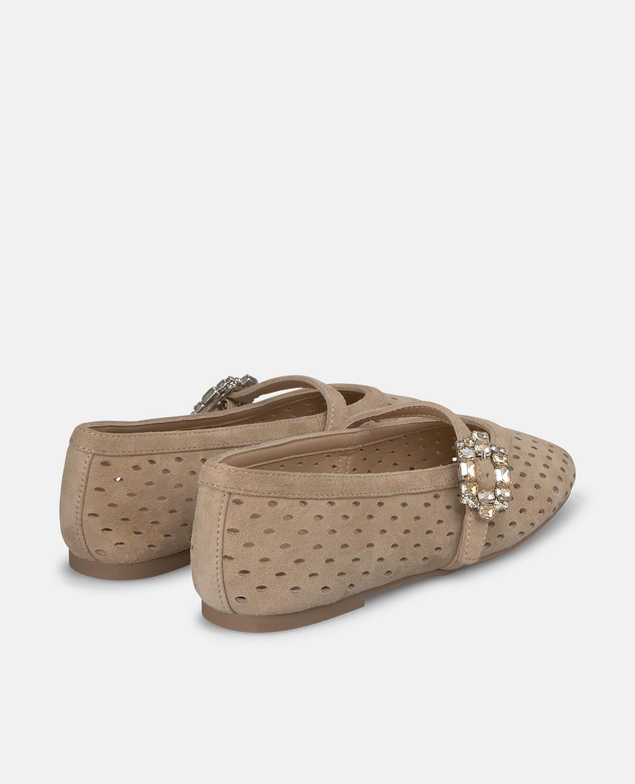 alma-en-pena-bailarina-riemen-ballerina-spitze-sand image 3