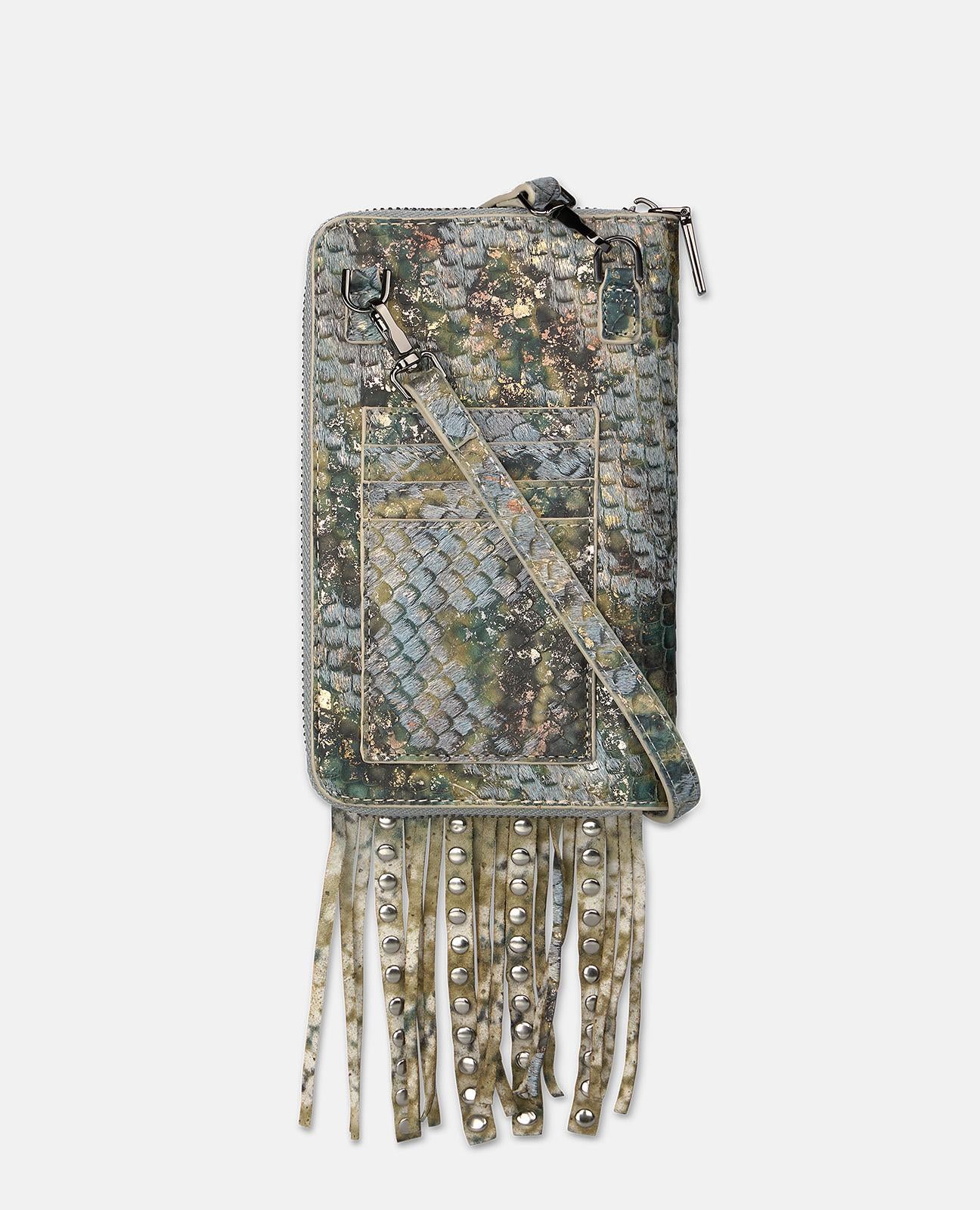 alma-en-pena-natalia-rhinestone-clutch-tasche-leder-crossbody-blau image 2