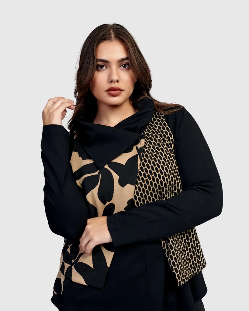 alembika-lula-jacquard-cropped-weste-mix image 1