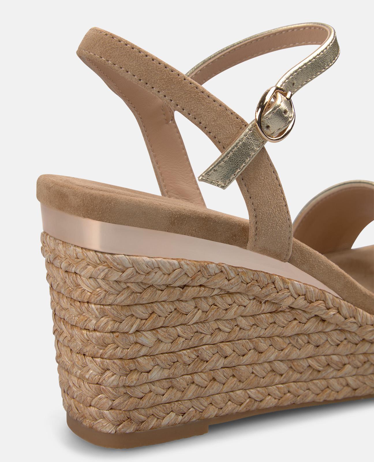 alma-en-pena-espadrille-keilpantoletten-9-cm-keil-kaki image 4