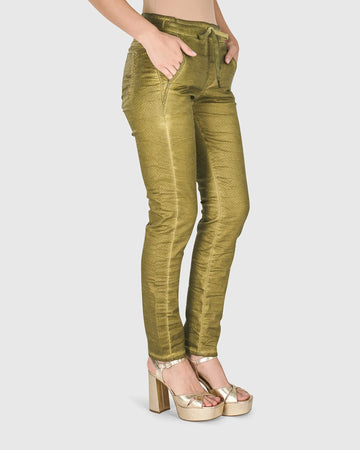 alembika-iconic-stretch-jeans-green-snake image 7