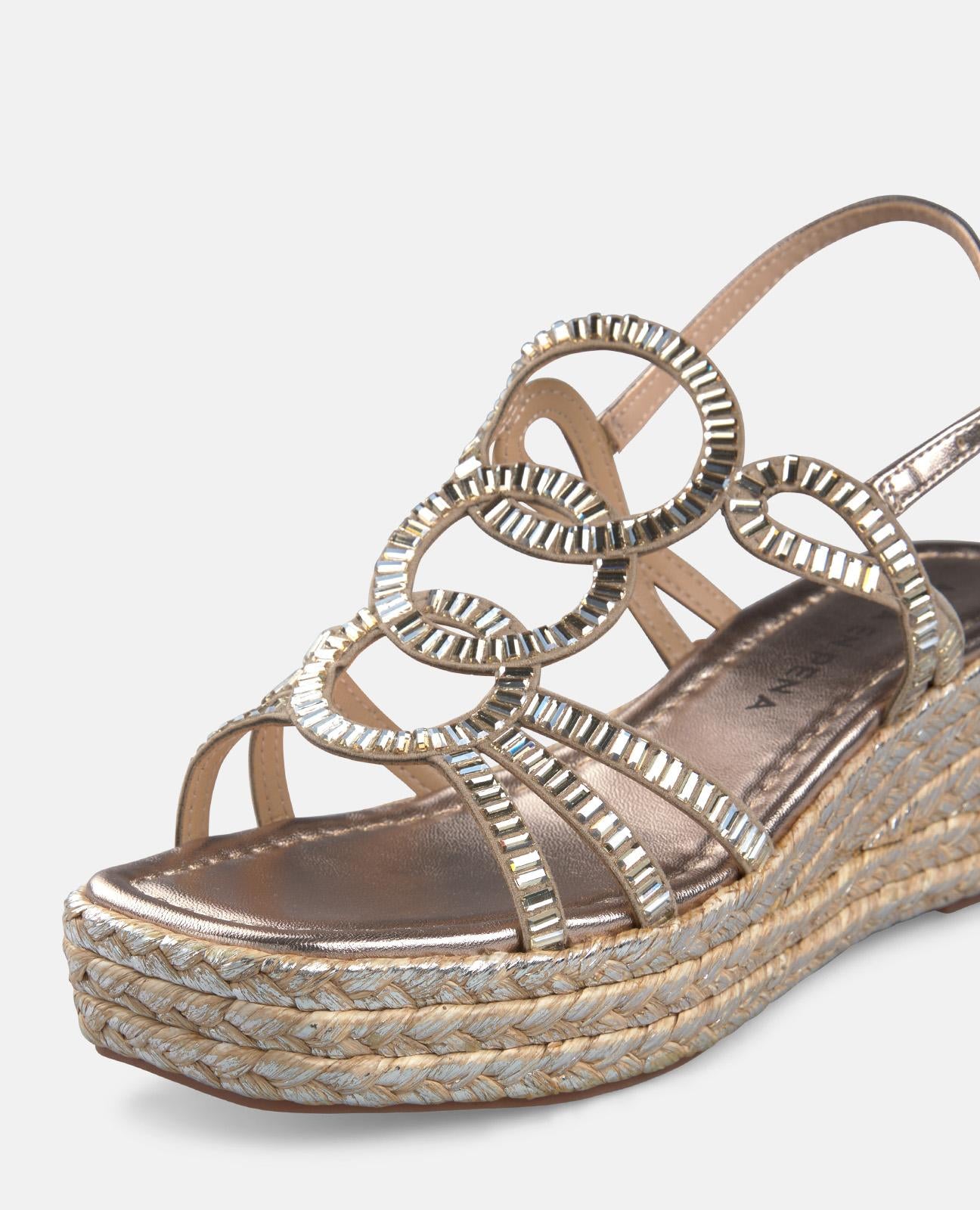 alma-en-pena-wedge-sandals-keilsandale-bronze-5-cm image 5
