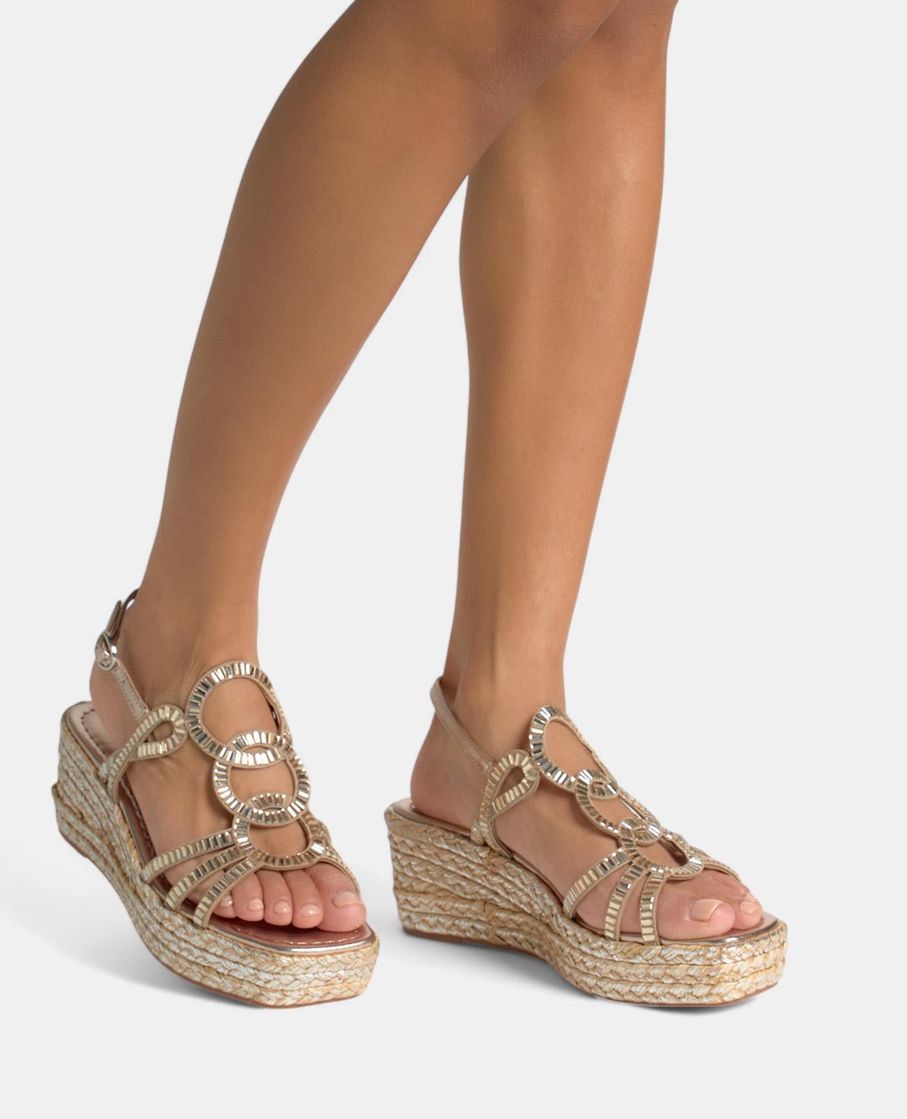 alma-en-pena-wedge-sandals-keilsandale-bronze-5-cm image 6