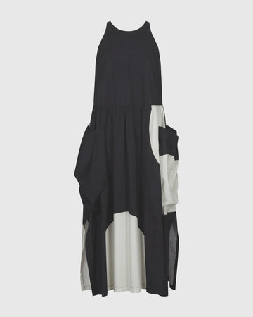 alembika-rmelloses-maxi-kleid-schwarz image 6