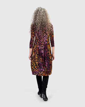 alembika-ember-cocoon-kleid-bloom-langarm image 7