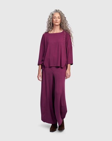 alembika-essential-boxy-top-damen-top-in-sangria image 8