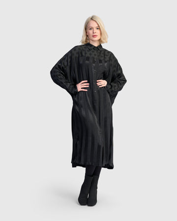 alembika-georgina-shirtdress-black image 2