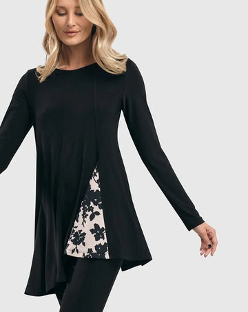 alembika-tekbika-asymmetry-tunic-top-floral-tunika image 2