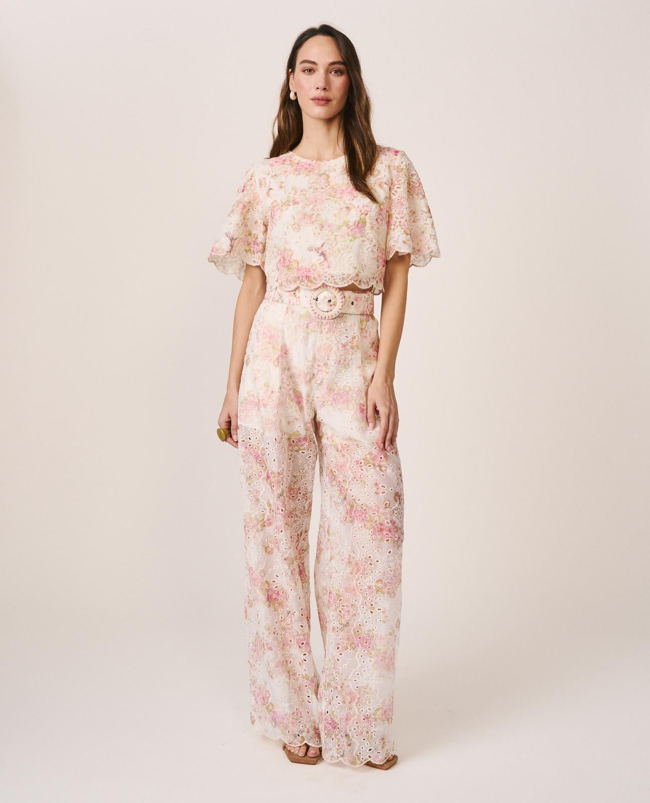 alma-en-pena-floral-stickerei-top-rosa image 4