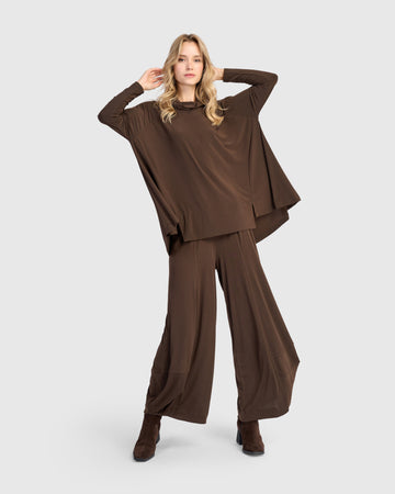 alembika-essential-slinky-punto-pants-sepia image 2