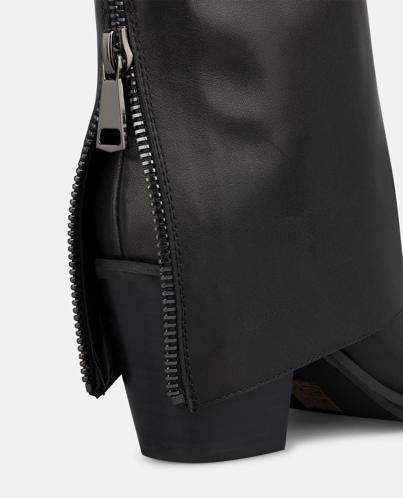 alma-en-pena-cowboy-boots-zip-nappa-stiefel-schwarz-7-cm image 4
