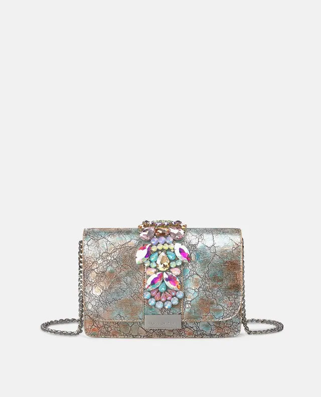 alma-en-pena-strass-clutch-t-rkis-leder-fiesta image 1