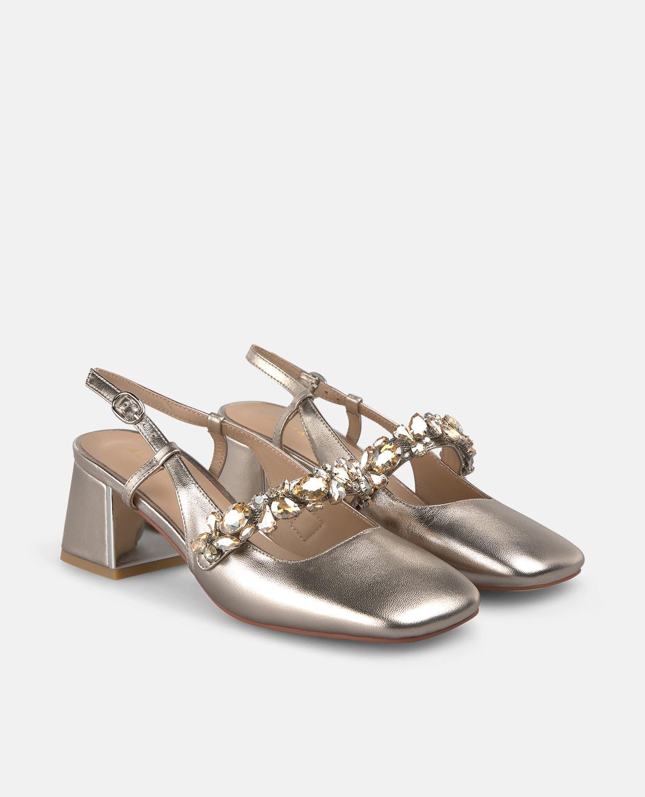 alma-en-pena-slipper-mit-schmuckriemen-metallic-bronze-5-5-cm image 2