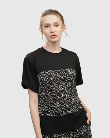 alembika-starlight-tee-dots-plissee-t-shirt-f-r-damen image 7