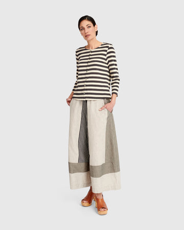 alembika-urban-marisol-wide-leg-hose-sand-stripes image 7