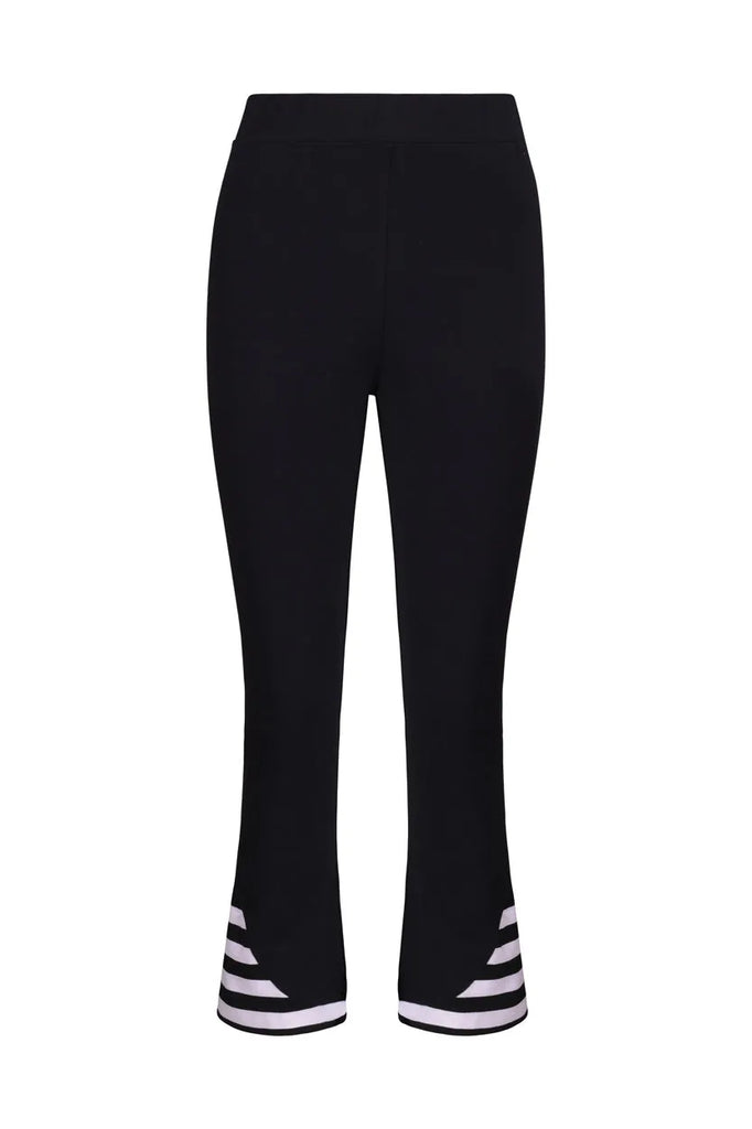 alembika-lina-bootleg-slim-pants-stretchhose-mit-streifen image 1