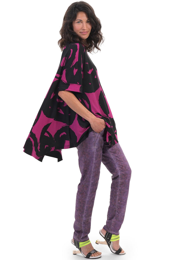 alembika-art-print-trapeze-top-violett image 1