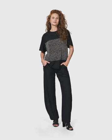alembika-starlight-tee-dots-plissee-t-shirt-f-r-damen image 4