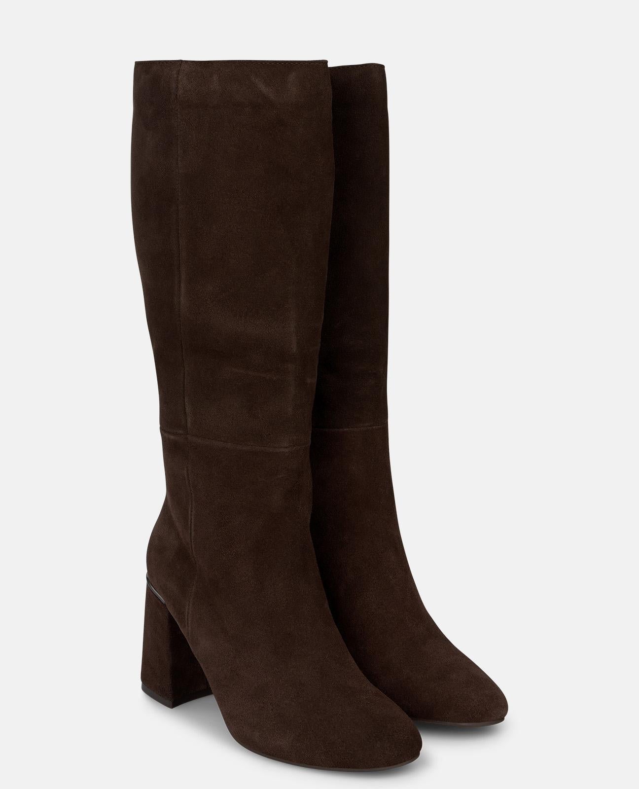 alma-en-pena-alfa-64306-stiefel-aus-veloursleder-braun image 2