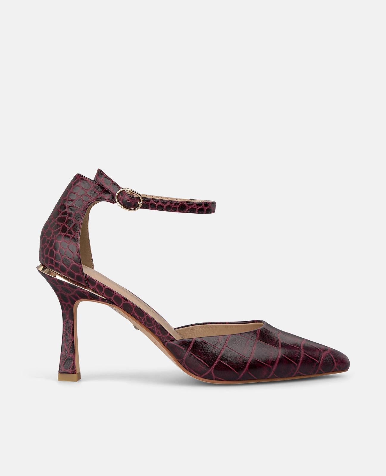 alma-en-pena-leder-riemenpumps-bordeaux image 3