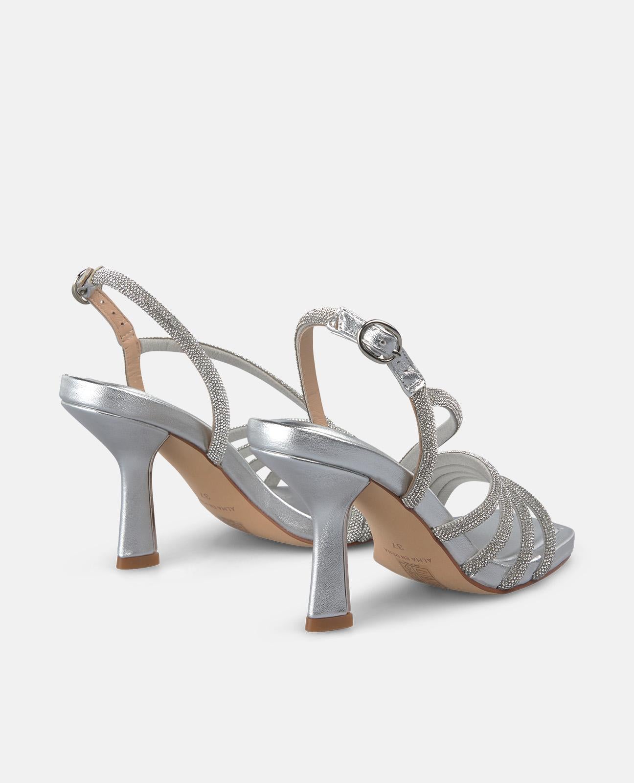 alma-en-pena-high-heel-sandale-tubular-metallic-silber image 3