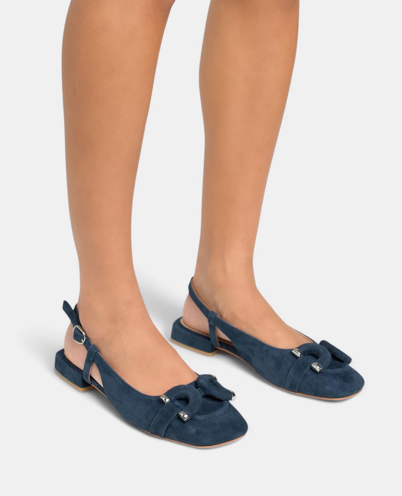 alma-en-pena-ballerina-flachschuh-mit-steigb-gel-blau-2-cm image 4