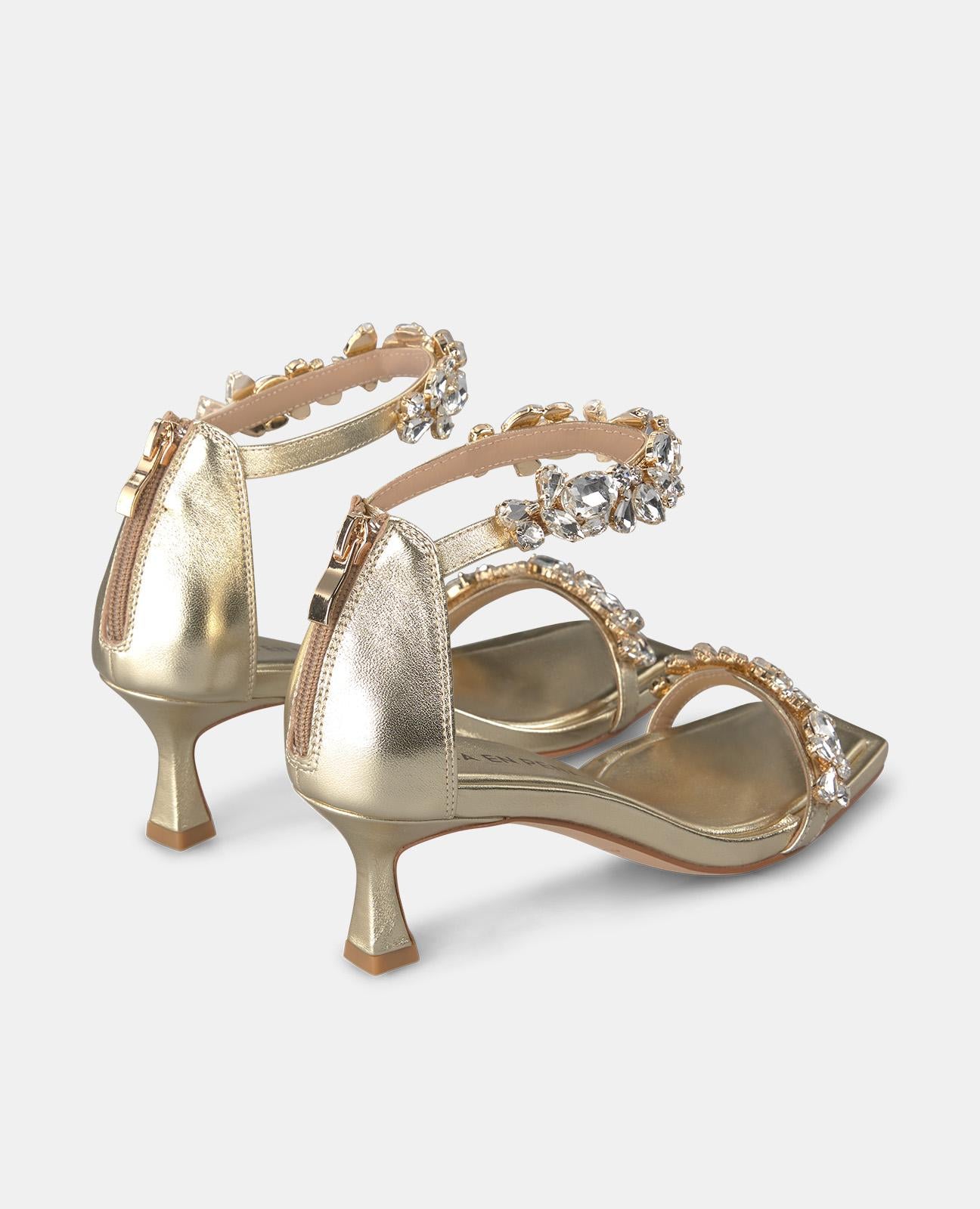 alma-en-pena-mini-heel-sandal-riemchensandalette-gold-6-cm image 4