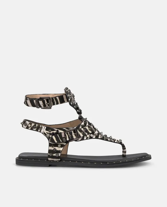 alma-en-pena-sandalen-wei-mit-print-und-nieten-und-kn-chelriemen image 1