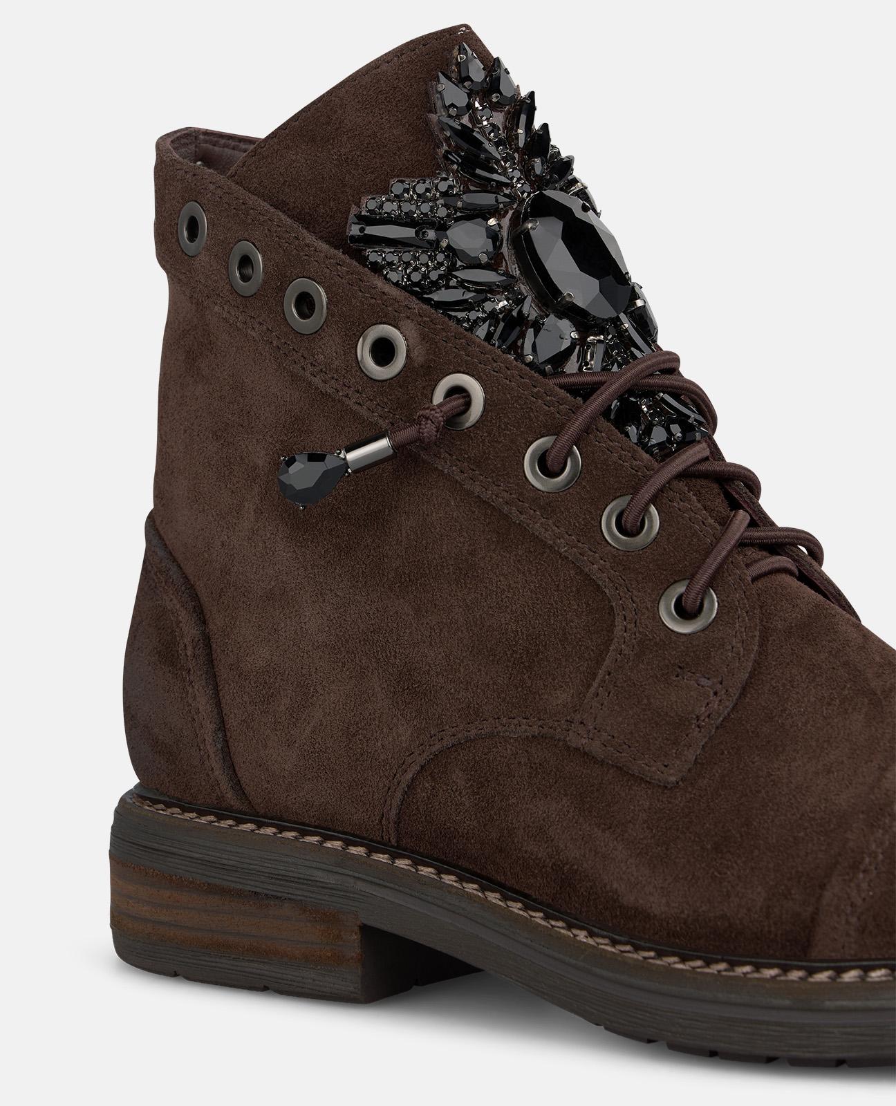alma-en-pena-military-schn-rboots-braun-veloursleder-3-cm-absatz image 4