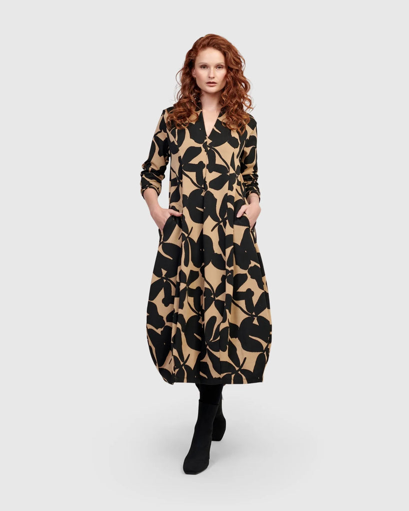 alembika-honore-cocoon-kleid-blackout image 1