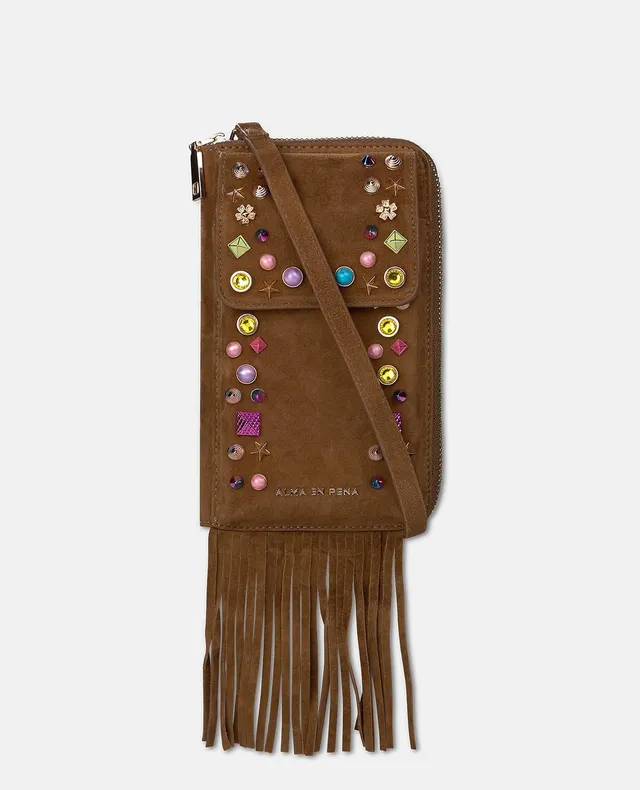 alma-en-pena-natalia-clutch-caramelo-umh-ngetasche-mit-strass image 1