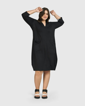 alembika-essential-cargo-kleid-schwarz image 2