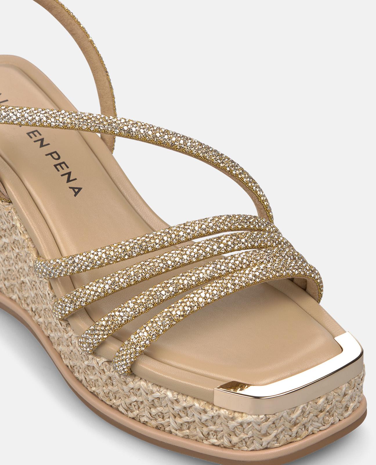 alma-en-pena-espadrille-keilsandalette-braun-9-cm image 4